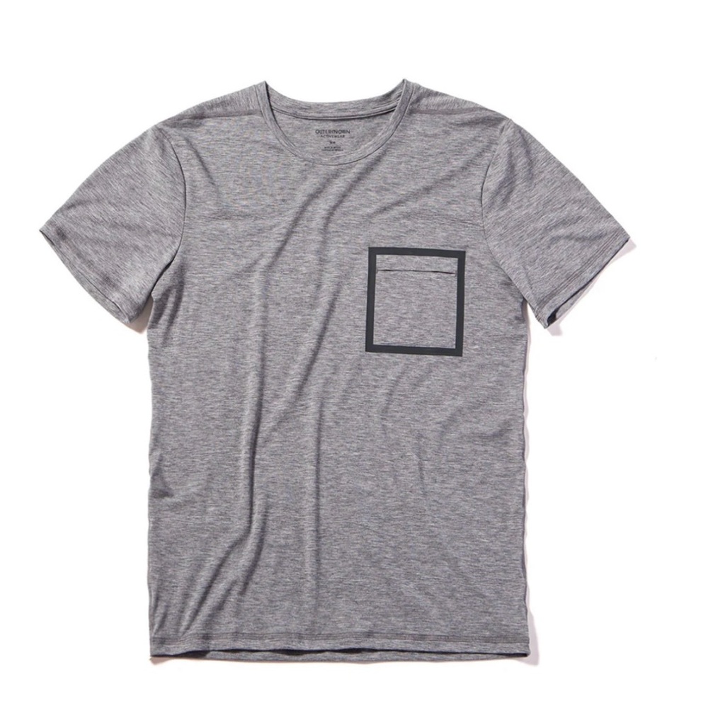 Outerknown Origin Tee S/S, XL/Heather Grey